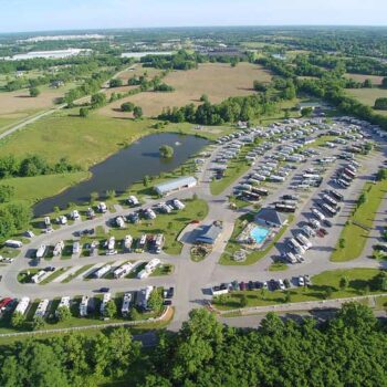 whispering hills rv park aerial view